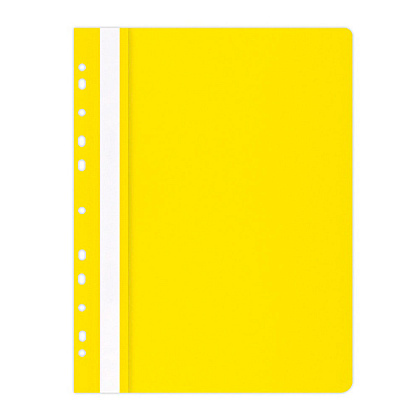 Папка-скоросшиватель с перфорацией "Office Product", А4, желтый