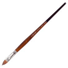 Кисть "Escoda Versatil Brush L/H", синтетика, темно-коричневый, плоская, №16