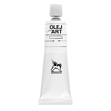 Краски масляные Renesans "Oils for art", 53 белила двойного покрытия, 60 мл, туба