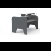 Стол Comf-Pro Elephant Desk UR-3, 1155х700х(340-815) мм, белый, серый - 6