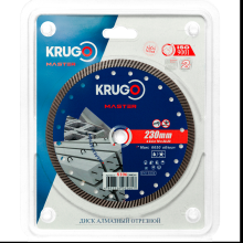 Круг алмазный по железобетону Krugo Master, 230х22.23 мм, турбо