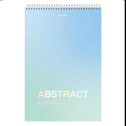 Блокнот "Abstract", А4, 80 листов, клетка, ассорти - 5
