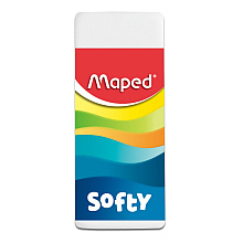 Ластик Maped "Softy", 1 шт, белый, (021529)
