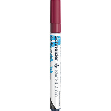 Маркер акриловый "Schneider Paint-It 310", бордовый - 2