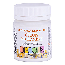 Краска акриловая по стеклу и керамике "Декола"