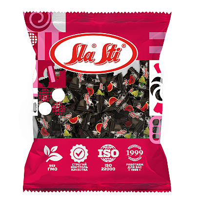Карамель леденцовая "Sla Sti. Микс", 200 г, со вкусом мохито, арбуз, грейпфрут