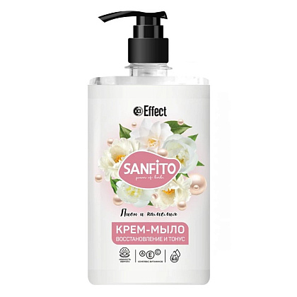 Мыло-крем "Effect Sanfito" пион и камелия, 1 л
