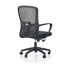 Кресло для персонала SitZone U-069B, сетка, ткань, пластик, черный, 2 шт/упак