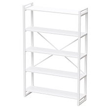 Стеллаж "Loft CH-4", 1200х350х1820 мм, белый, белый крафт