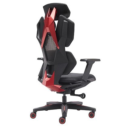 Кресло игровое EVERPROF "Tiger", сетка, пластик, черный - 4