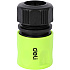 Соединитель-коннектор для шлангов Deli GS EDL8792, 1/2", быстросъемный, черный, зеленый