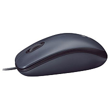 Мышь Logitech "Mouse M90", проводная, 1000  dpi, 3 кнопки, черный