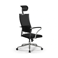 Кресло компьютерное ErgoLife Sit Air-180 B2-290K, ткань, сетка, черный