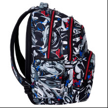 Рюкзак школьный Coolpack "Street art", черный, белый