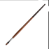 Кисть "Escoda Versatil Brush L/H", синтетика, темно-коричневый, плоская, №10