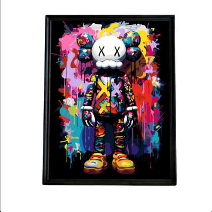 Картина по номерам "Kaws Color Pop"