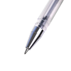 Ручка гелевая "Office Products", 0.5 мм, прозрачный, стерж. синий - 3