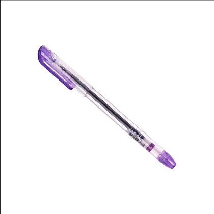 Ручка гелевая "My-Gel Standard", 0.5 мм, прозрачный, стерж. фиолетовый - 2