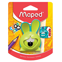 Точилка Maped "Croc Croc Innovation", 1 отверстие, ассорти, блистер