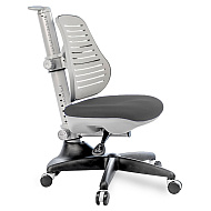 Кресло детское Comf-Pro С3 317 Chair, пластик, ткань, серый, пластик, корпус черный, серый, с чехлом салатовым