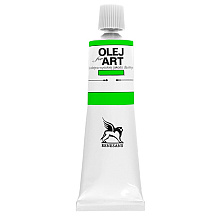 Краски масляные Renesans "Oils for art", 36 зеленый циннобер светлый, 60 мл, туба