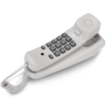 Телефонный аппарат Texet "TX-219", светло-серый