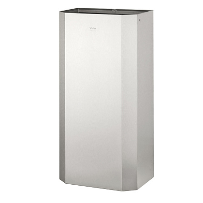 Корзина для мусора Veiro Professional "MaxBIN Steel", 40 л, серебристый 