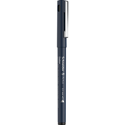 Ручка капиллярная "Schneider Fineliner Pictus", 0.1 мм, черный - 2