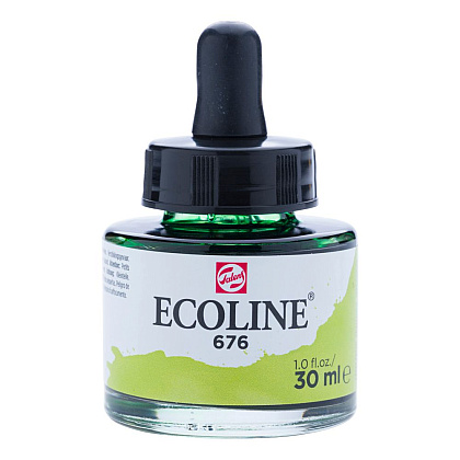 Жидкая акварель "ECOLINE", 676 травяная, 30 мл
