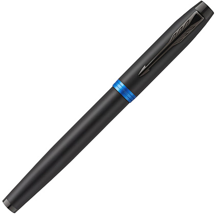 Ручка перьевая Parker "IM Vibrant Rings F315", M, черный, синий, патрон синий - 5