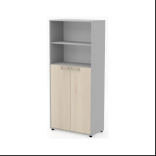 Коллекция Титан Шкаф ТН450/2+ТНД32+ТНТ80/2, 800х400х1825, с глухими средними дверями и топом