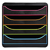 Блок из 4 лотков закрытый "BlackOffice Big Box Plus", 347x278x267 мм - 3