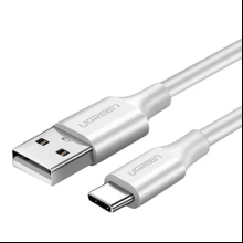 Кабель UGREEN "US287-60122", USB-A 2.0 to Type C, 1,5 м., белый