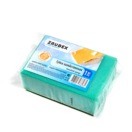 Губка хозяйственная для уборки помещений Zaubex  - 2