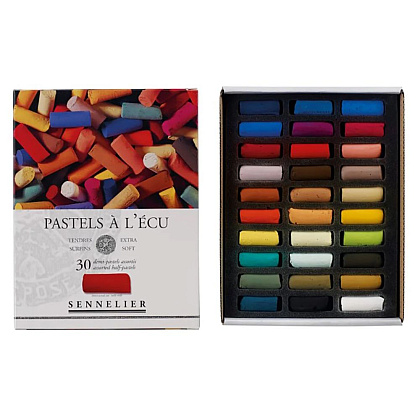 Набор сухой пастели "À l'écu Half Pastel", 30 цветов - 2