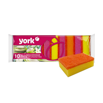 Губка кухонная для мытья посуды "York Maxi" - 2