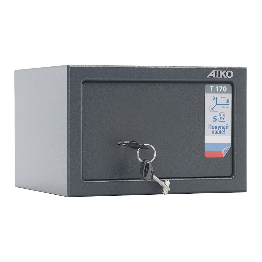 Сейф мебельный AIKO T-170 KL, 170x260x230 мм - 2