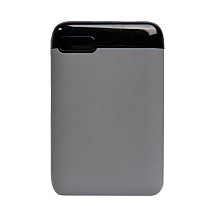 Внешний аккумулятор Power Bank "Num 5", 5000 mAh, серый