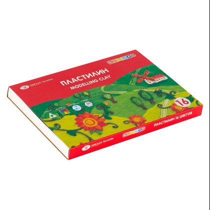 Пластилин "Цветик",16 цветов - 3