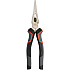 Длинногубцы Deli RS EDL0104, 200 мм, черный, красный