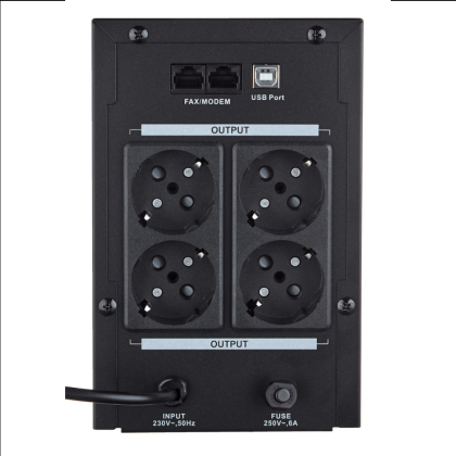 ИБП Kiper Power C1200 USB (1200VA/720W) - 4