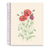 Тетрадь "Entredos Papaver Rhoeda", А5, 80 листов, в клетку, бежевый