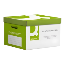 Короб архивный "Q-Connect", 515x305x350 мм, зеленый