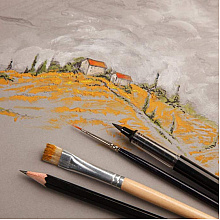 Блок-склейка "Paint'On" Gris, А3, 250 г/м2, 30 листов