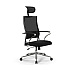 Кресло компьютерное ErgoLife Sit Air-180 B2-290K, ткань, сетка, черный