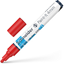 Маркер акриловый "Schneider Paint-It 320", красный