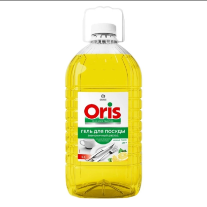 Средство для мытья посуды "Oris сочный лимон", 5 л
