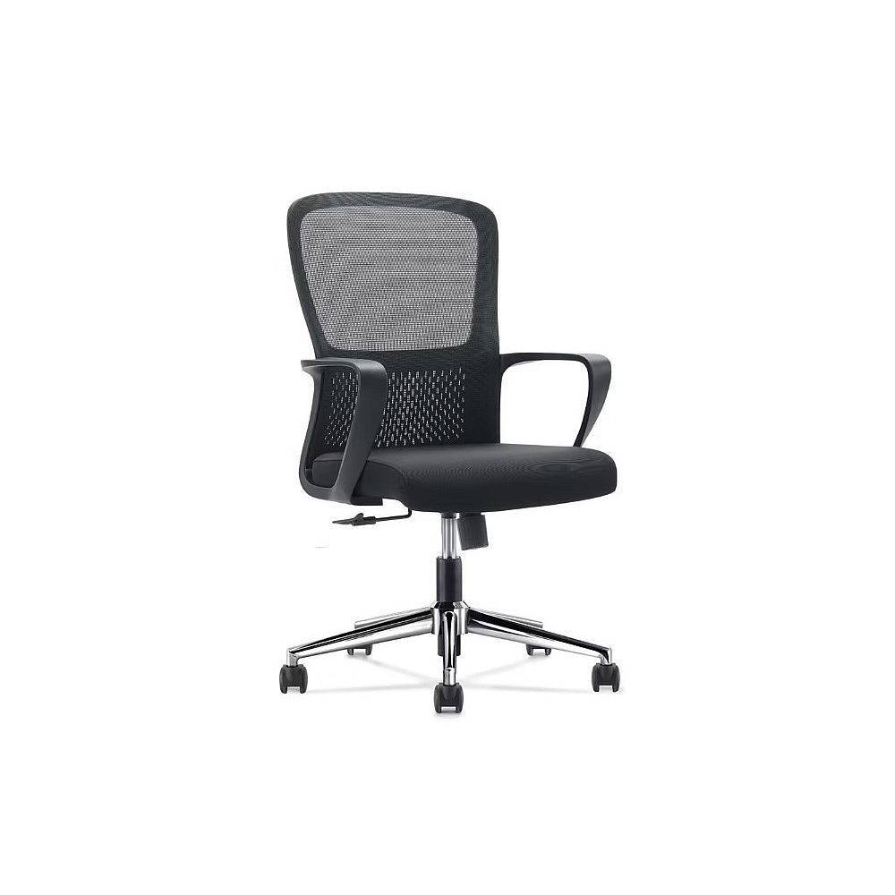 Кресло компьютерное SitZone U-069B, сетка, ткань, черный