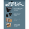Обувница ALLERD 2+2 RION, белый муар, 440х250х1030, дуб нокс - 3