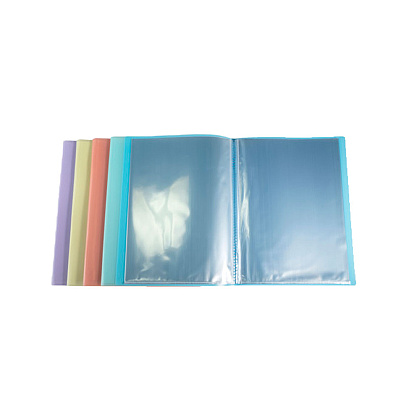 Папка c файлами "Chromaline Pastel", 40 карманов, ассорти - 7